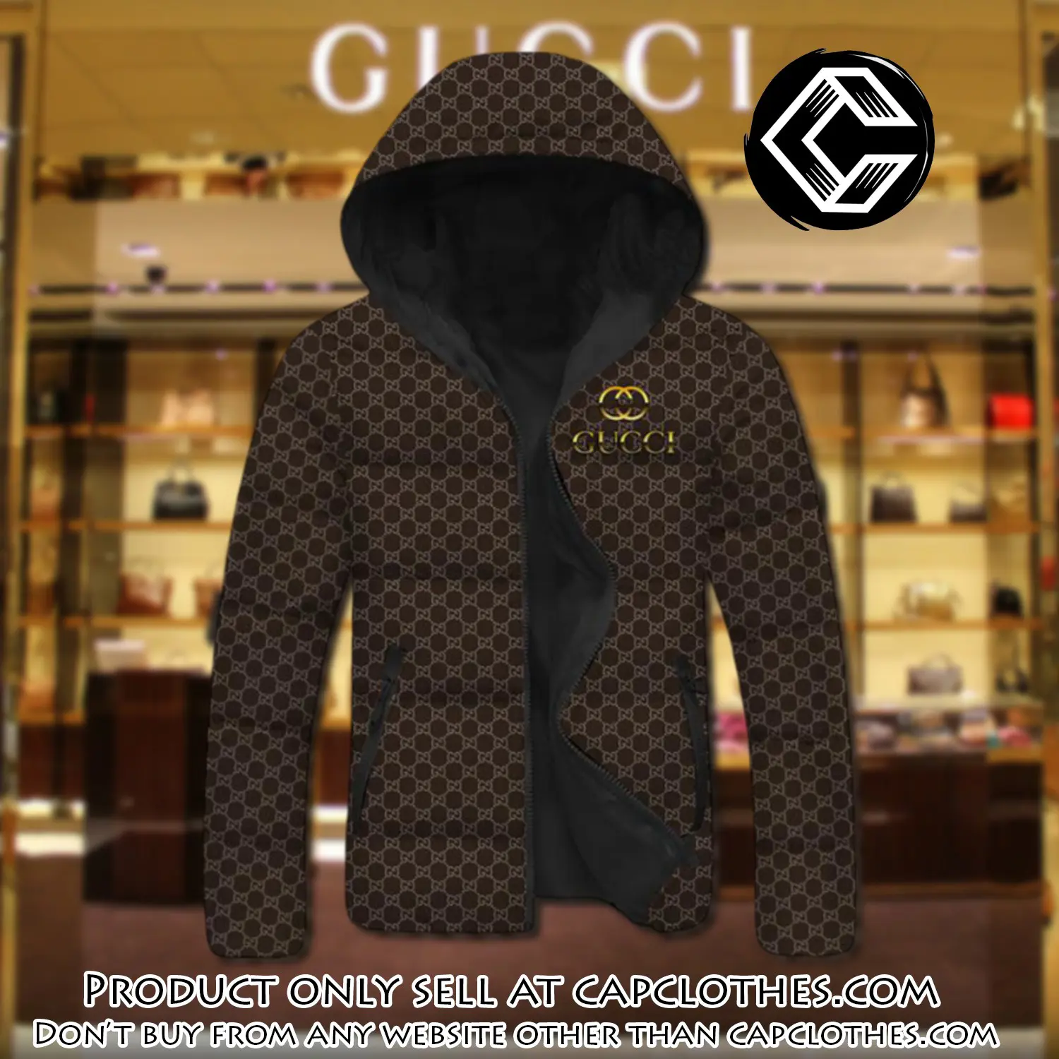 Gucci downfilled coat ultralight down jacket outdoor jacket warm outwear dfj1005 cc0101161